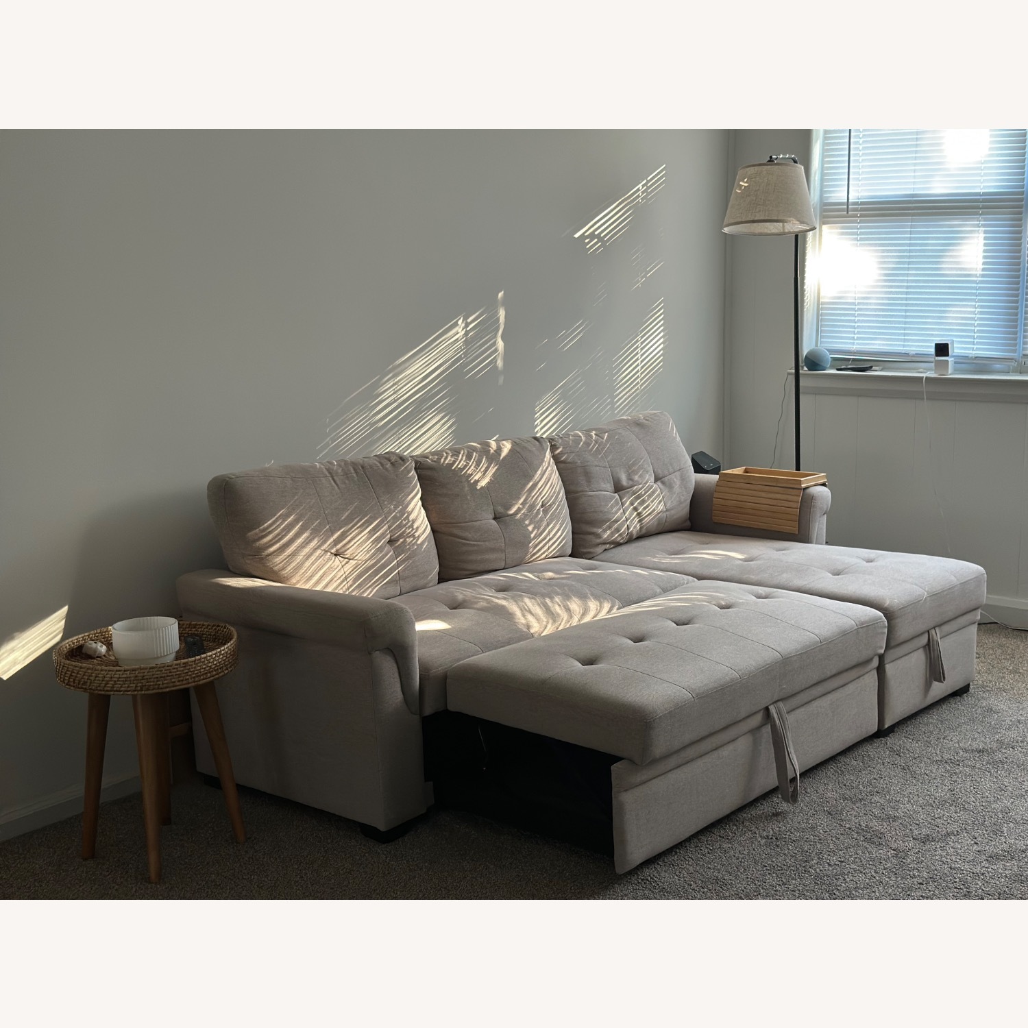 Sectional Sleeper Sofa with Storage Chaise - image-2