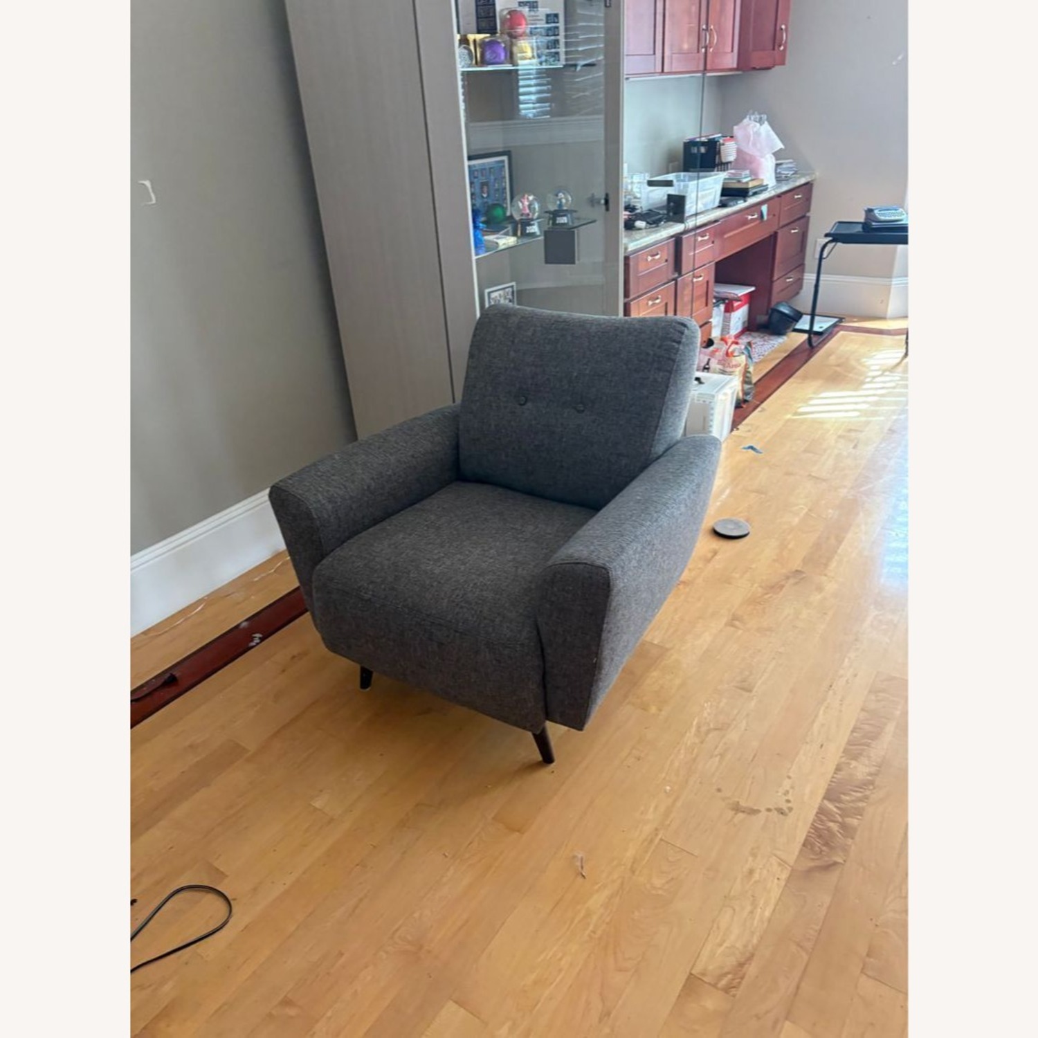 Jason Furniture Modern Grey Lounge Chair - image-1