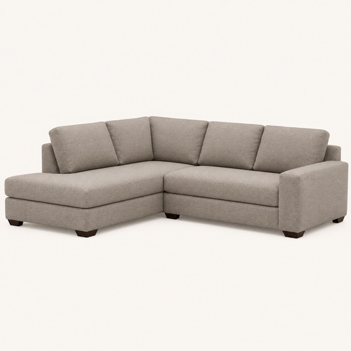 Used Pottery Barn Big Sur Light Gray Fabric Sectional for sale on AptDeco