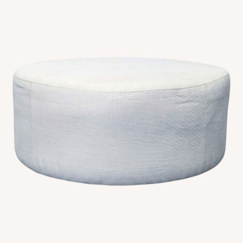 Used Restoration Hardware Upholstered Ottoman for sale on AptDeco
