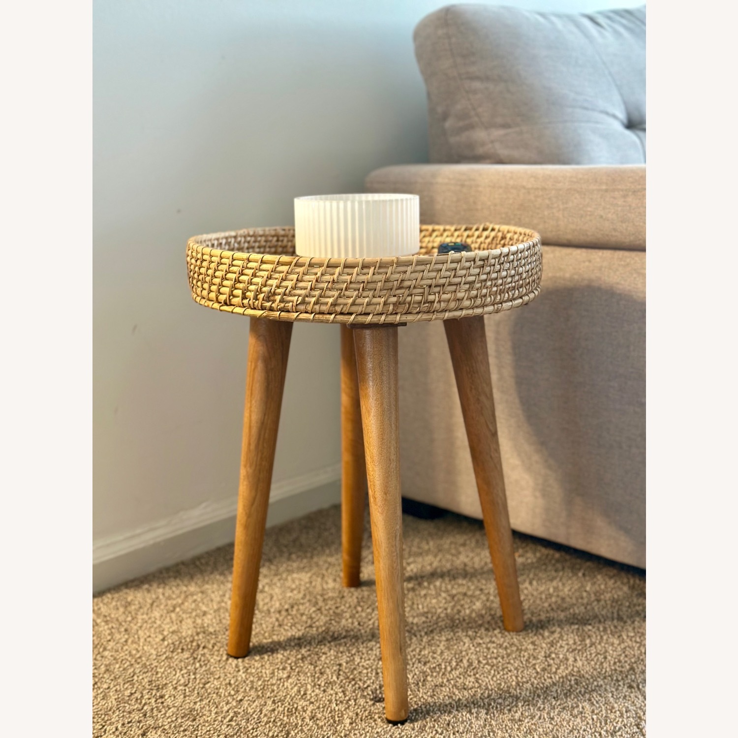 Wood Side Table - image-1