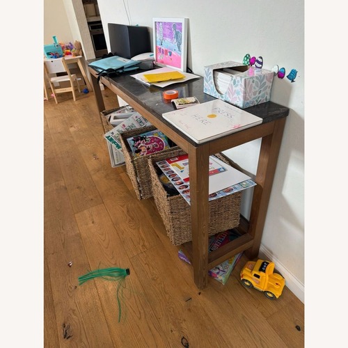 Used Pottery Barn Bluestone Console Table for sale on AptDeco