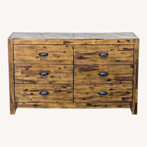 Used Magnussen River Ridge Rustic 6-Drawer Dresser   for sale on AptDeco