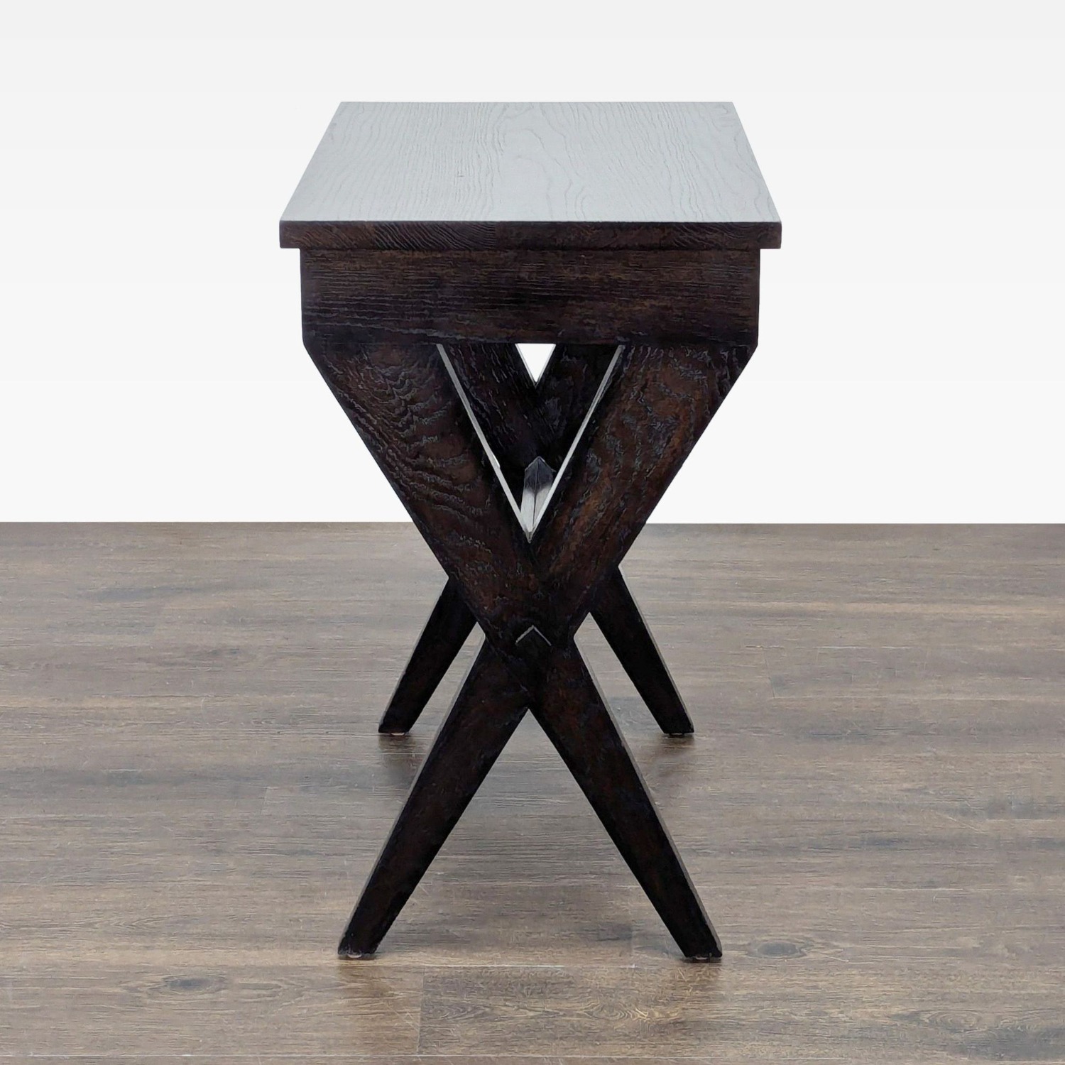 One Drawer Wood End Table - image-3