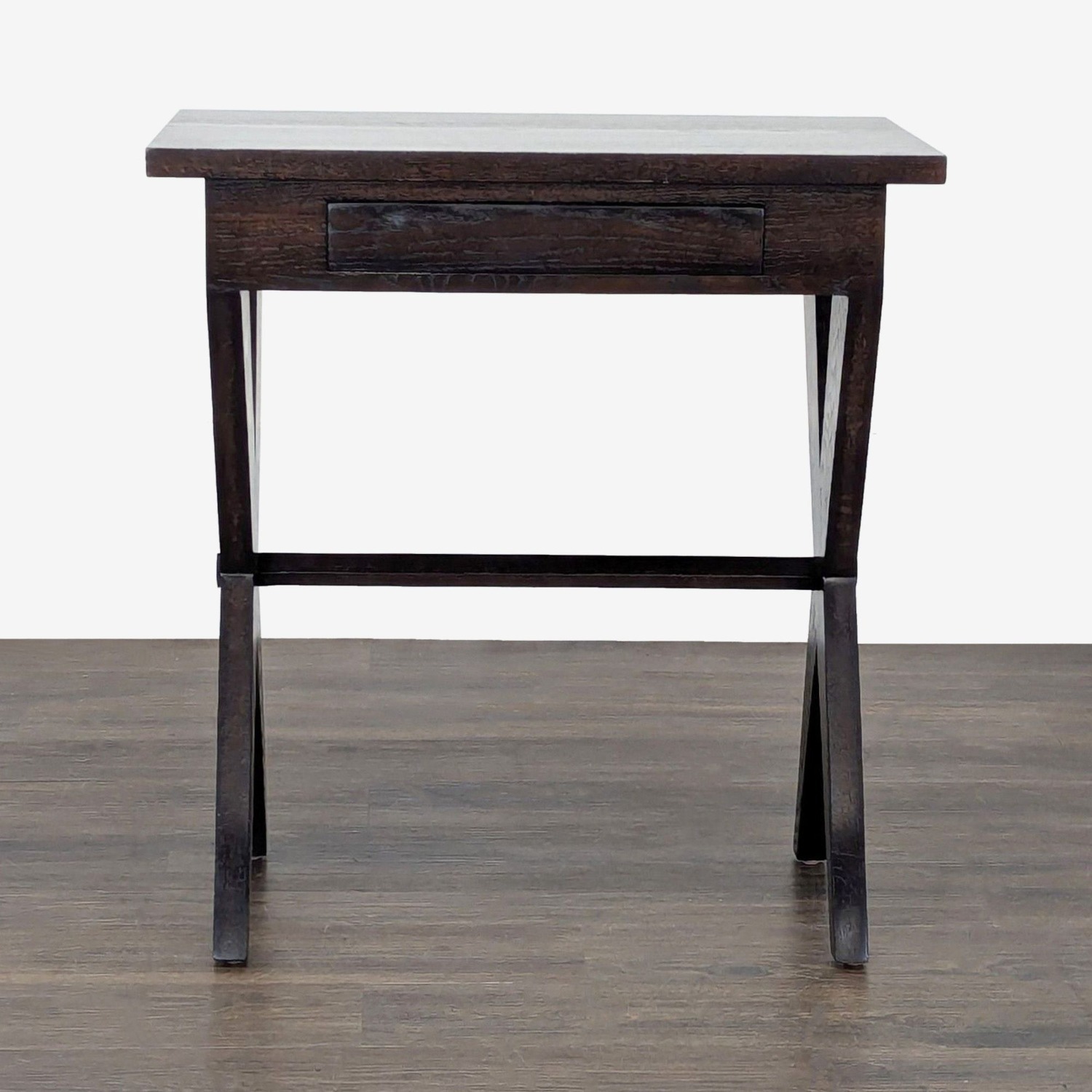 One Drawer Wood End Table - image-9