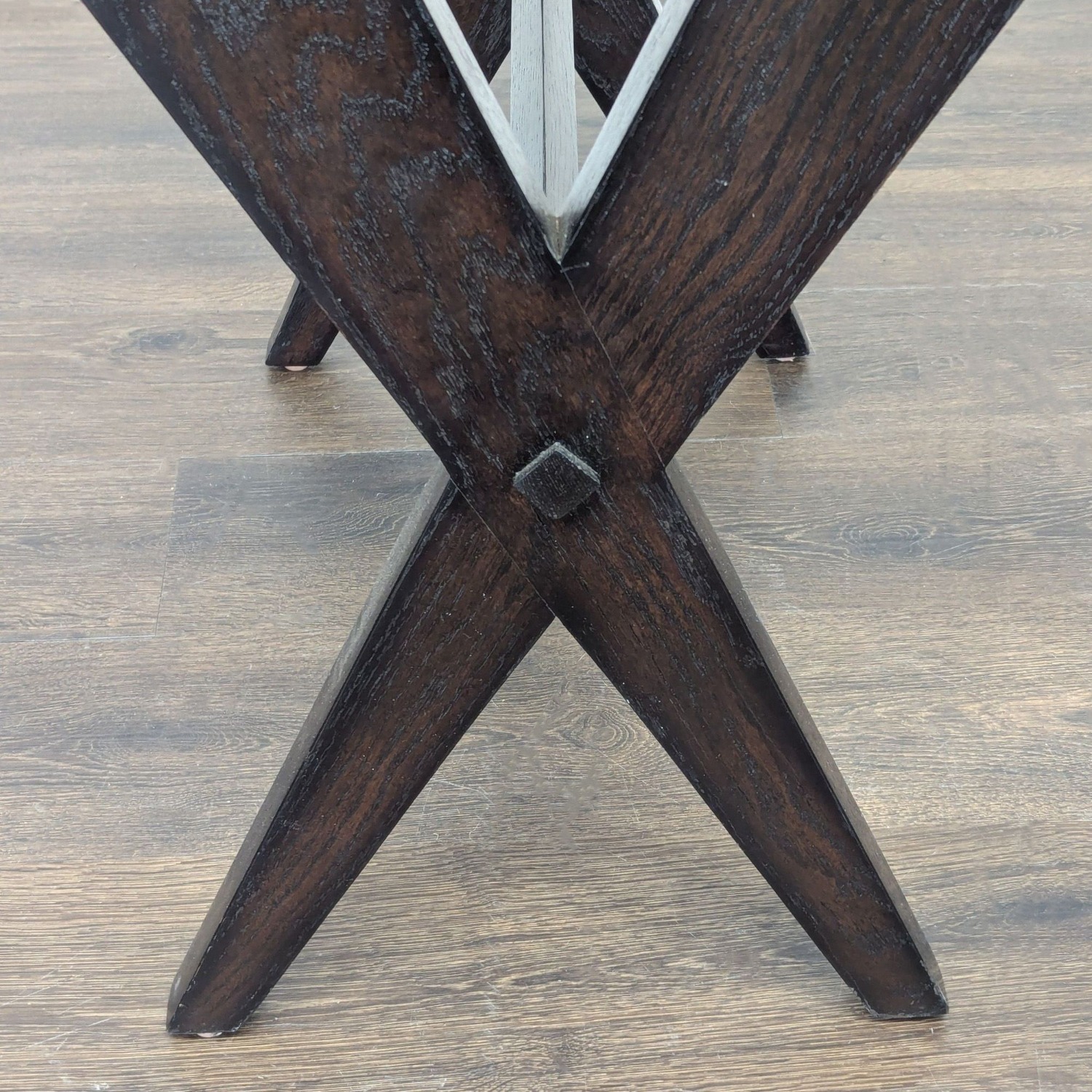 One Drawer Wood End Table - image-1