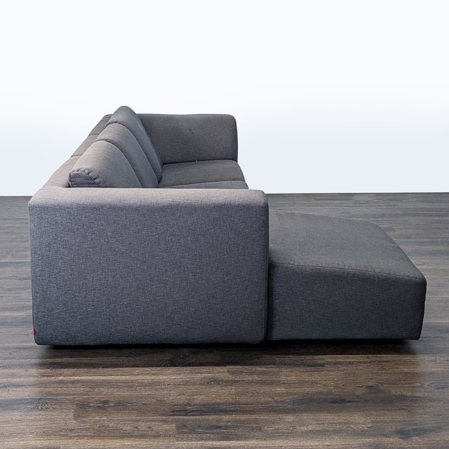 EQ3 Morten Dark Grey 4-Seat Sectional Sofa - image-7