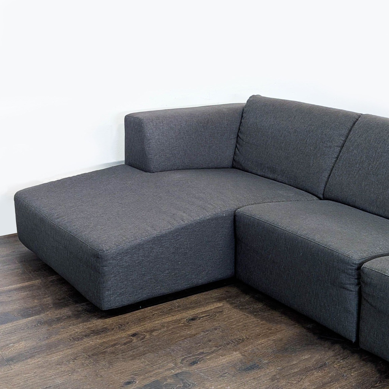 EQ3 Morten Dark Grey 4-Seat Sectional Sofa - image-5