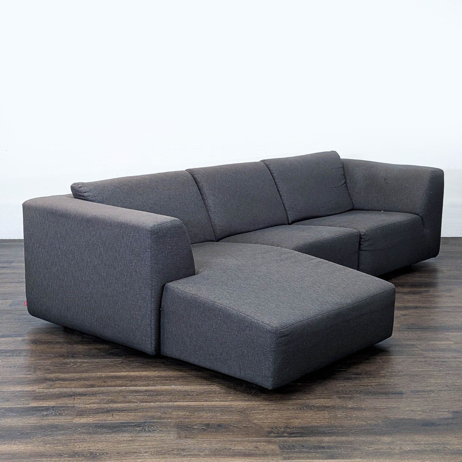 EQ3 Morten Dark Grey 4-Seat Sectional Sofa - image-8