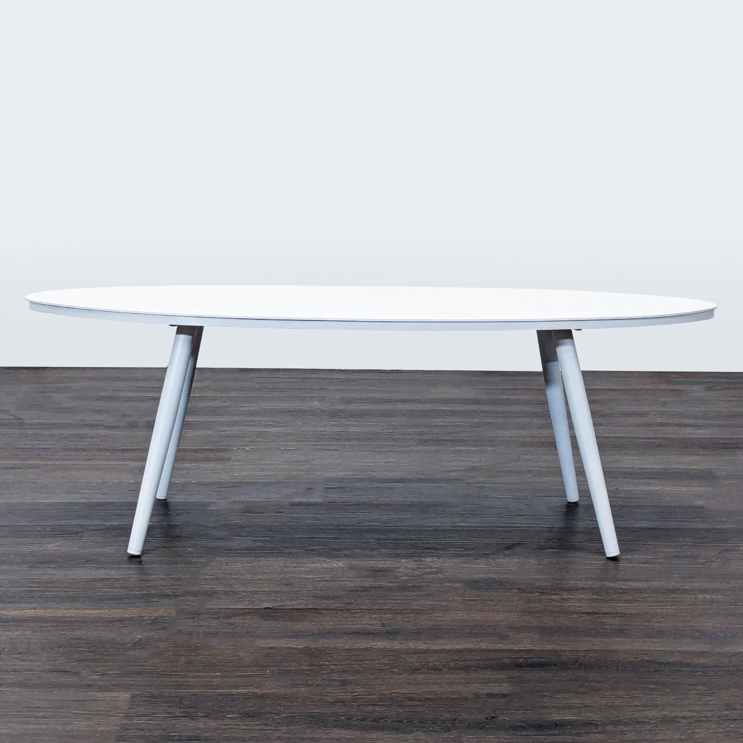 Article Modern White Oval Coffee Table - image-8