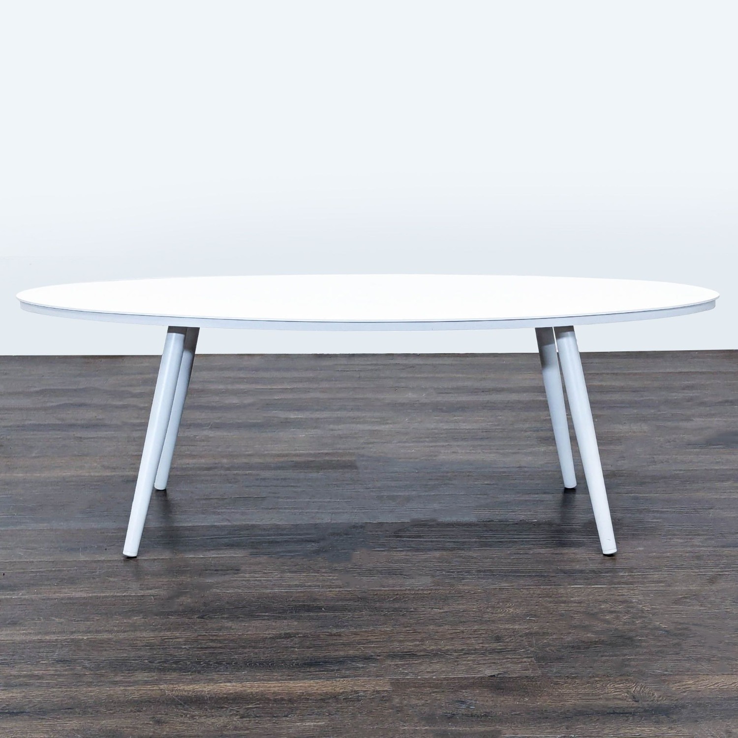 Article Modern White Oval Coffee Table - image-4