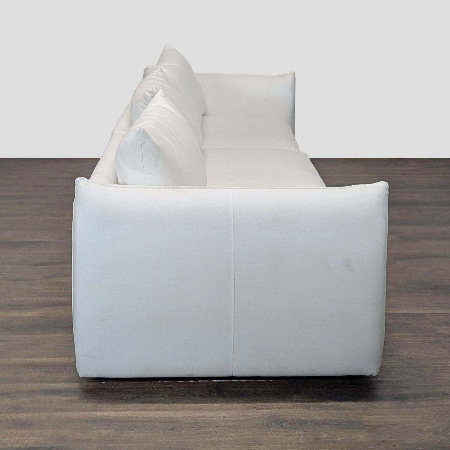 Maiden Home 3-Seat Sofa in White Upholstery - image-6