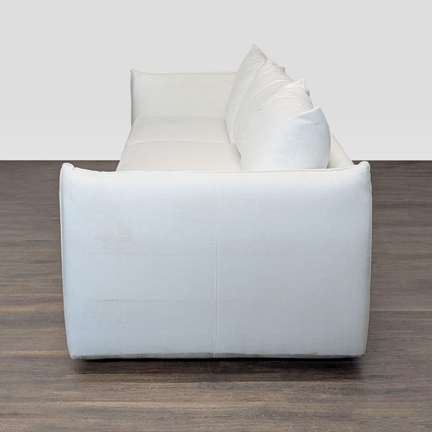 Maiden Home 3-Seat Sofa in White Upholstery - image-8