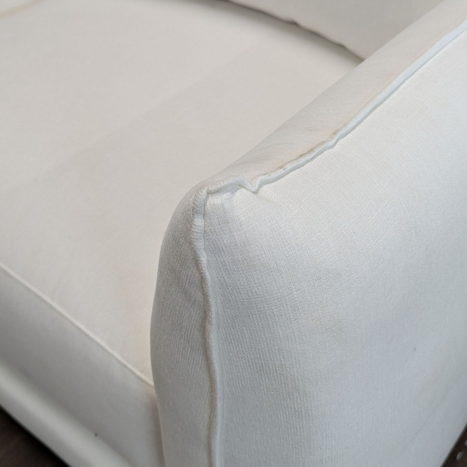 Maiden Home 3-Seat Sofa in White Upholstery - image-3