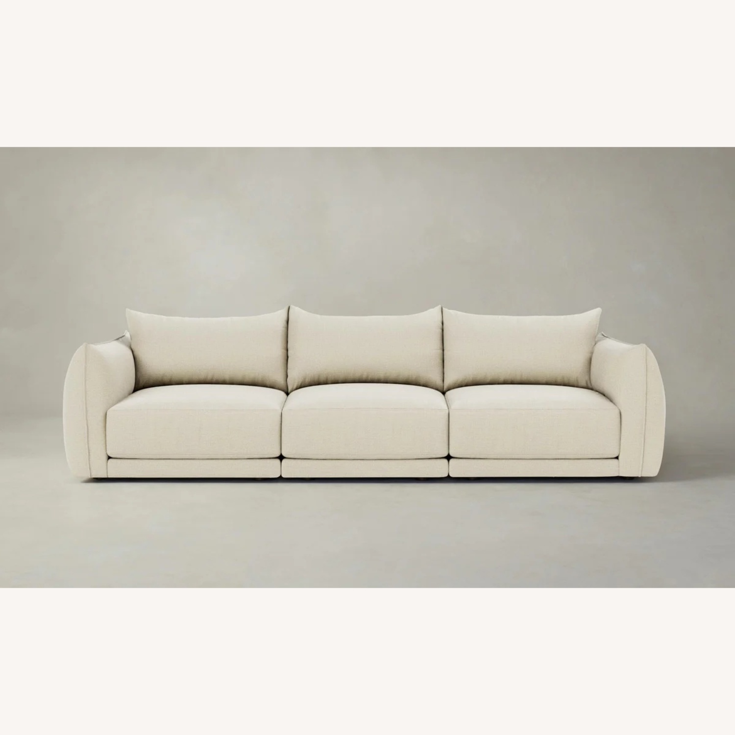 Maiden Home 3-Seat Sofa in White Upholstery - image-11