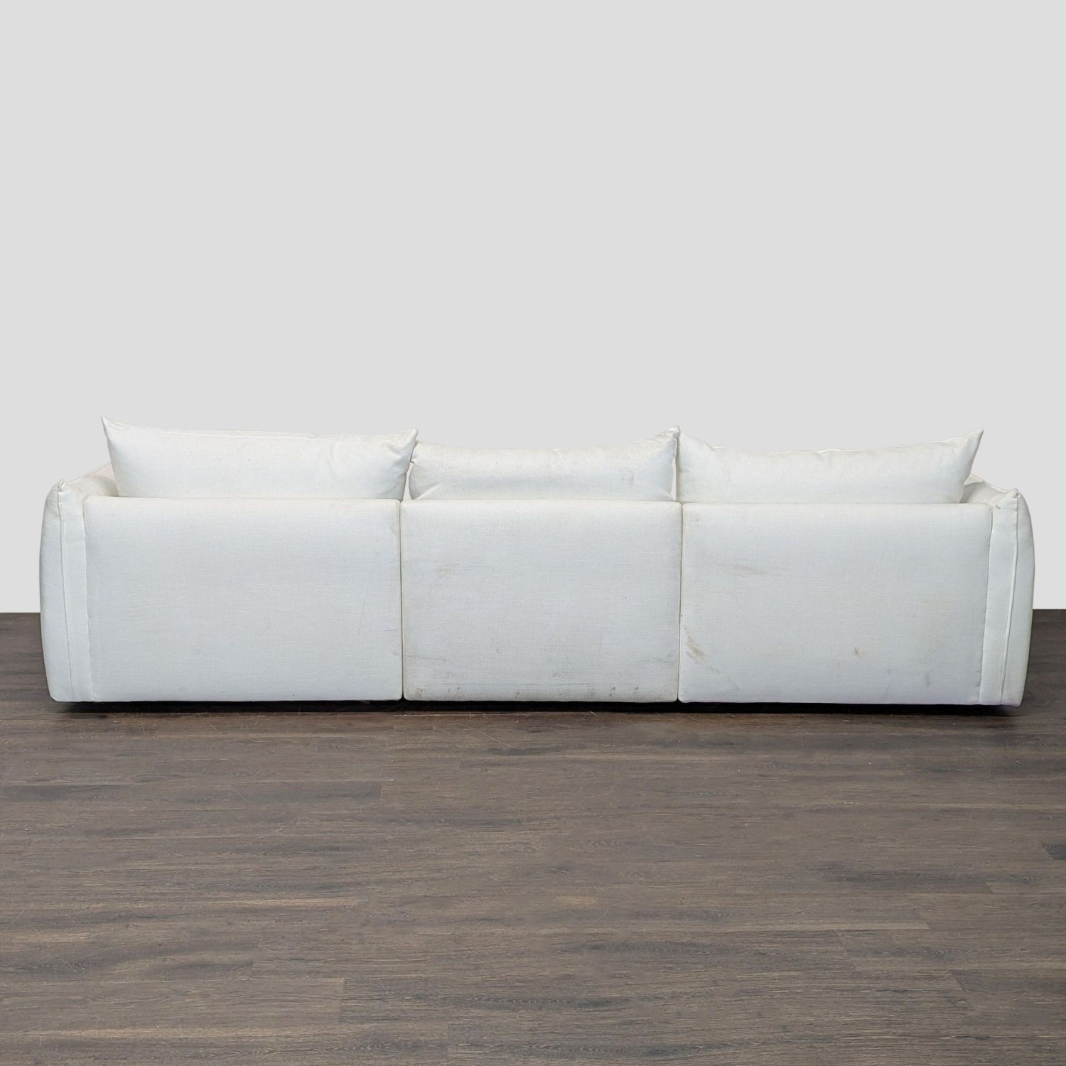 Maiden Home 3-Seat Sofa in White Upholstery - image-7