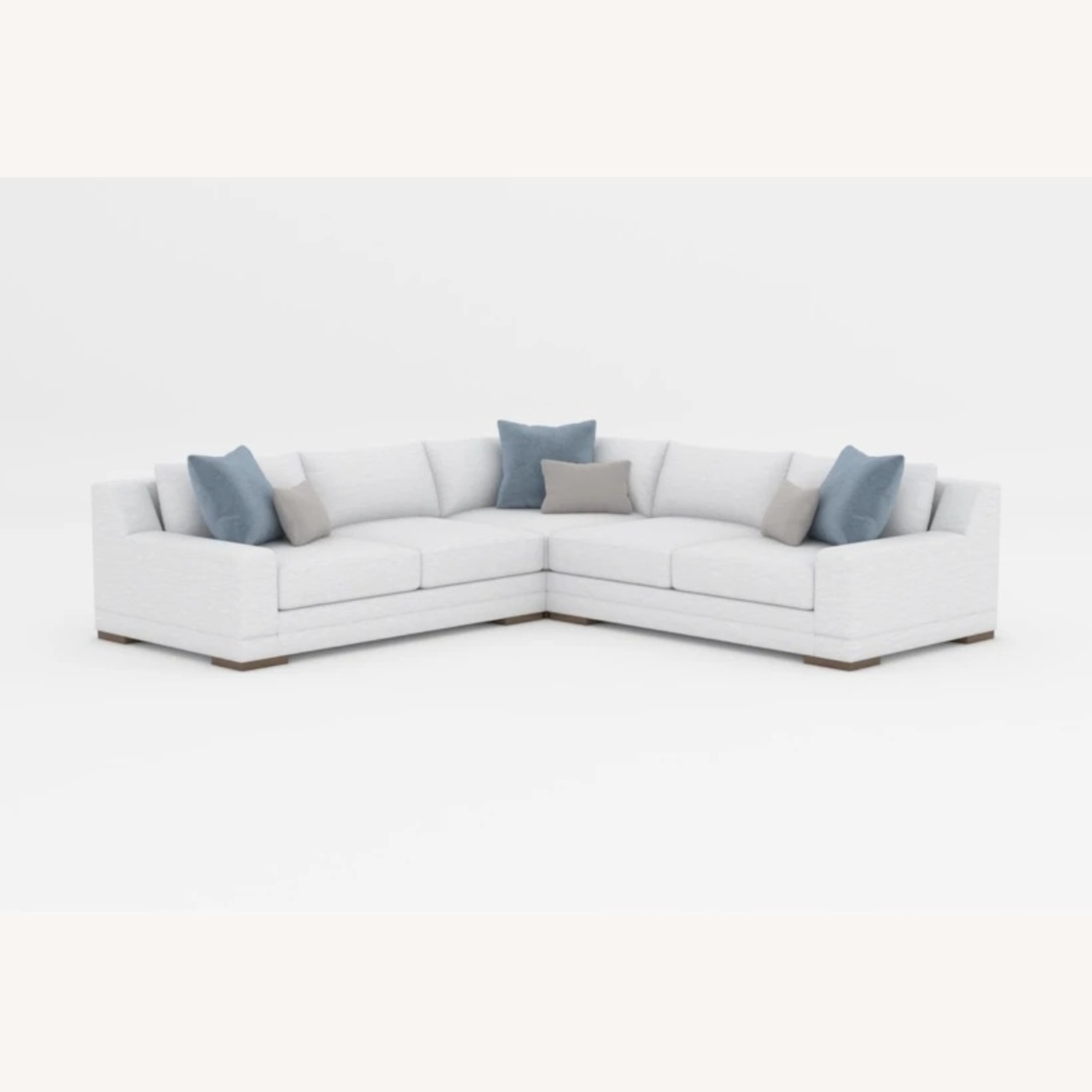Living Spaces Everett II Modern L-Shaped Sectional - image-10