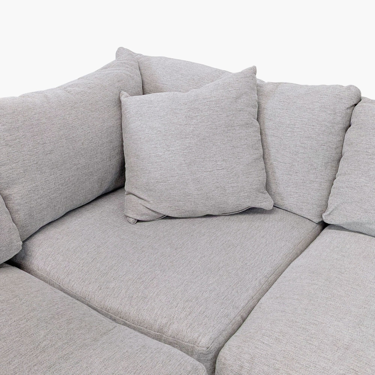 Living Spaces Everett II Modern L-Shaped Sectional - image-4