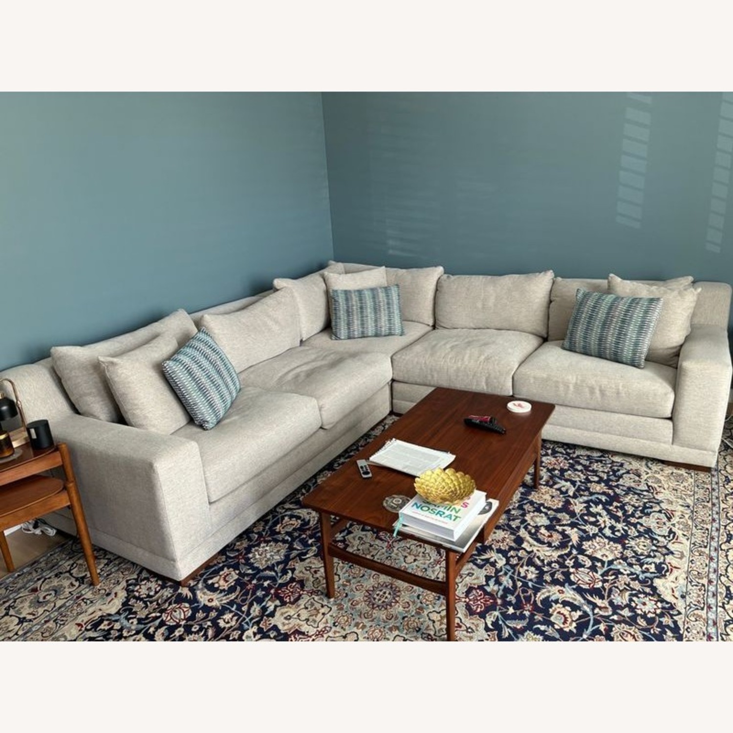 Living Spaces Everett II Modern L-Shaped Sectional - image-2