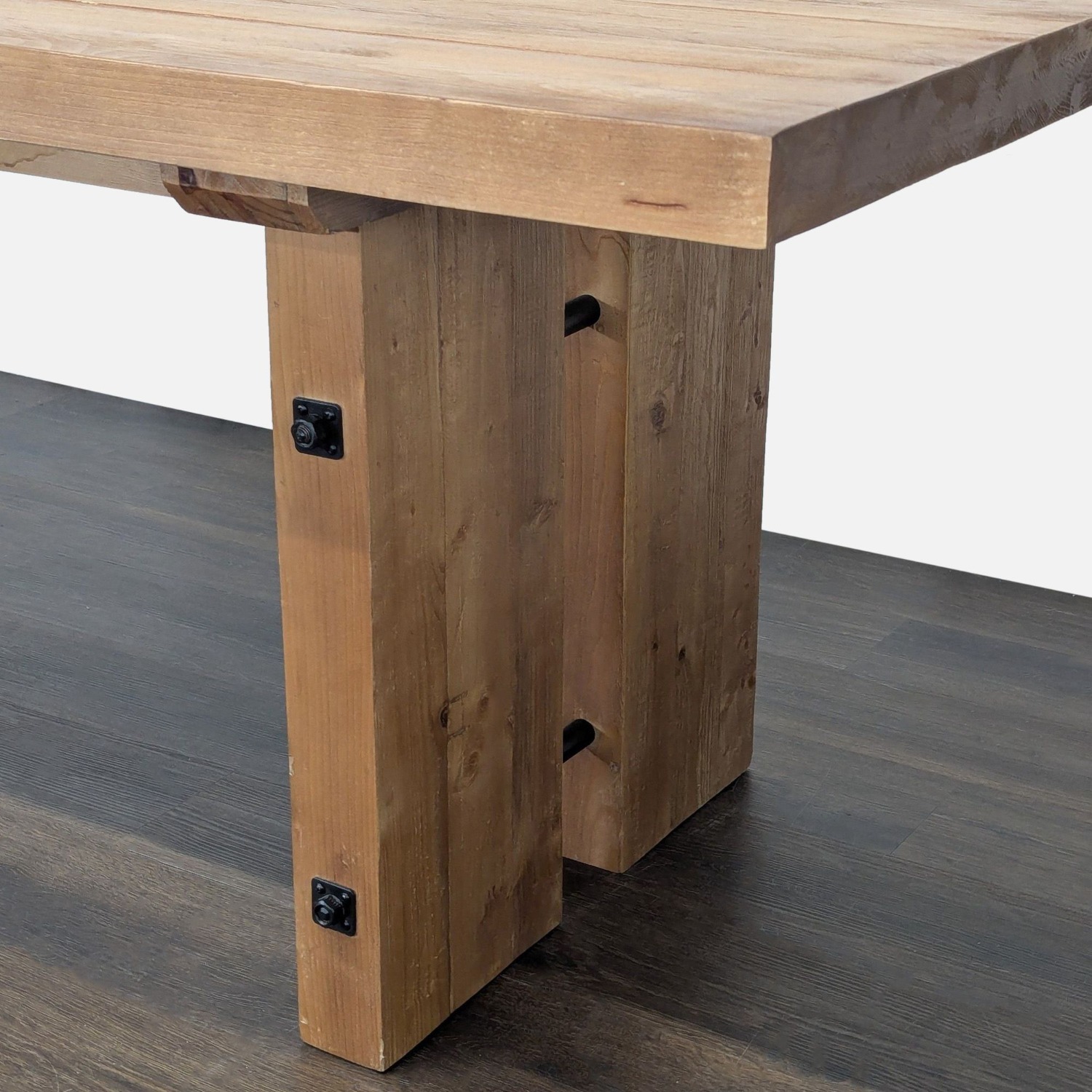 Pottery Barn Rustic Extendable Dining Table - image-3