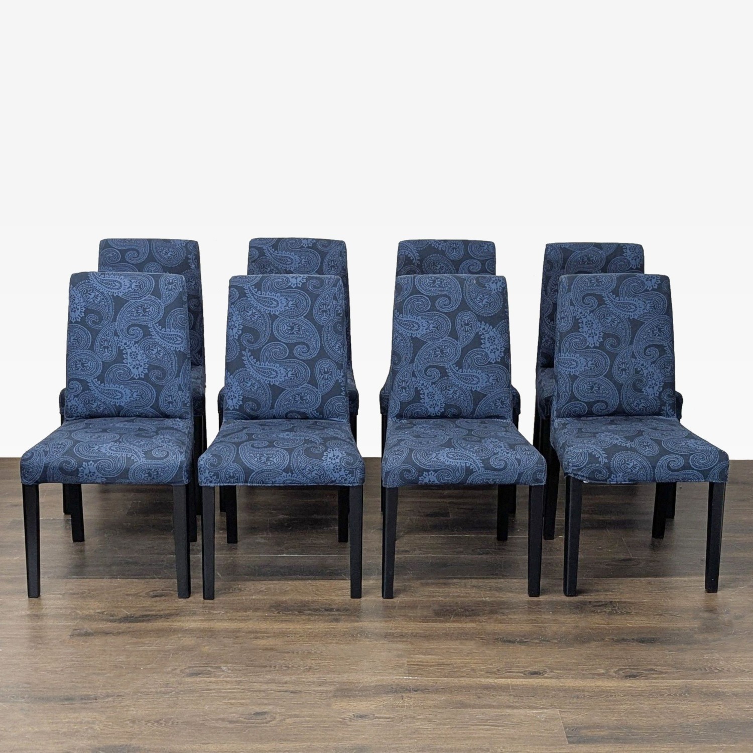 Set of Eight IKEA High Back Dining Chairs - image-7
