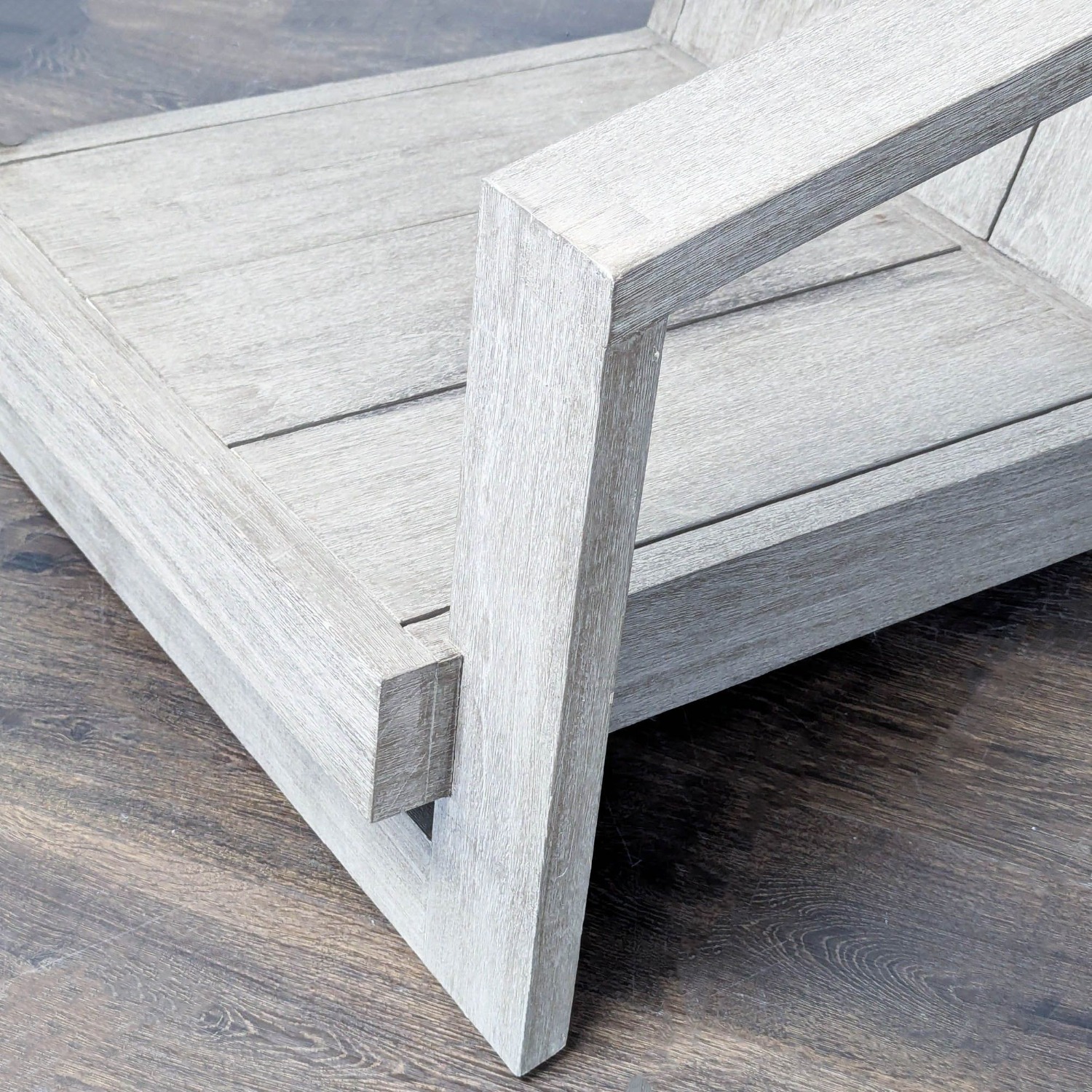 Restoration Hardware Weathered Teak Chair - image-2