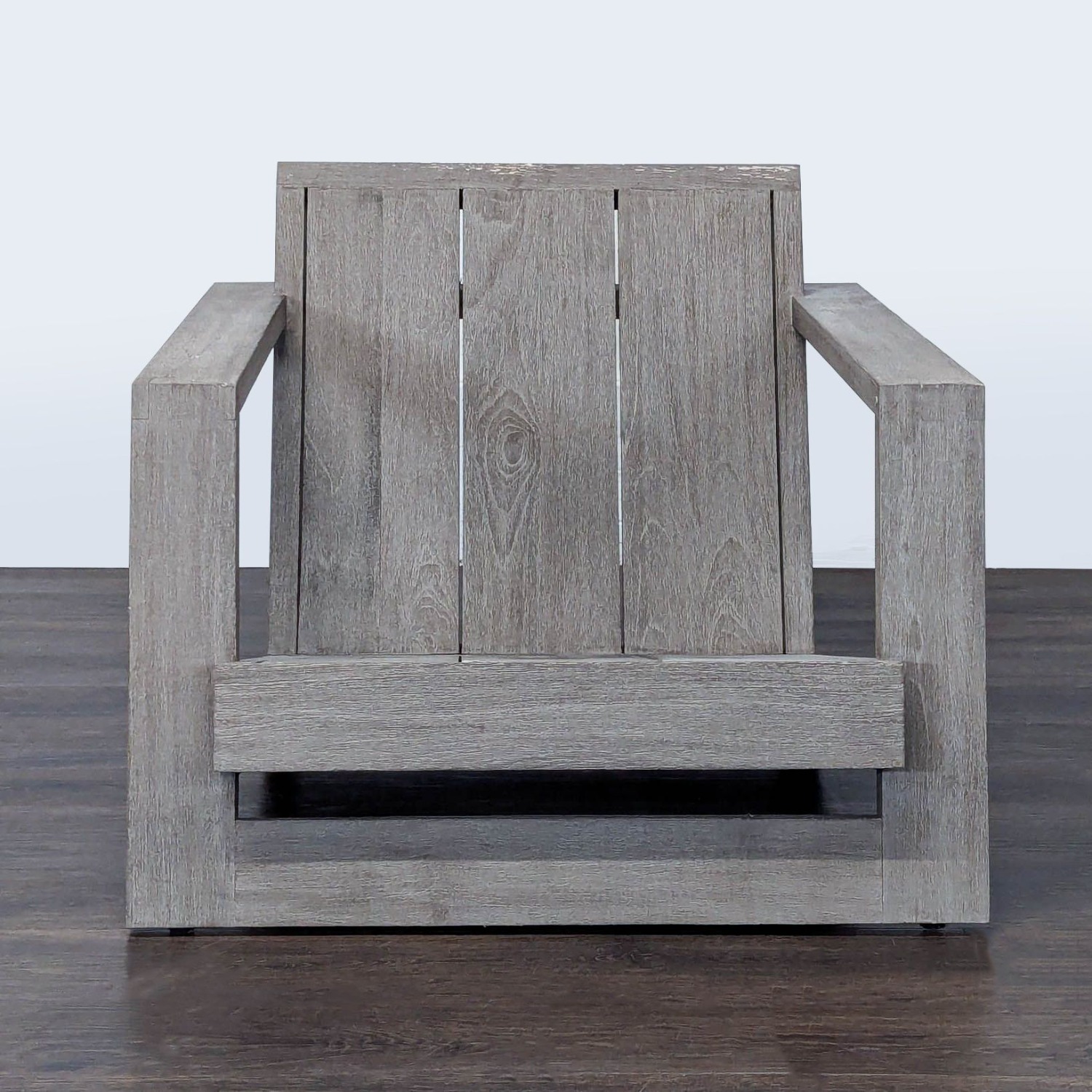 Restoration Hardware Weathered Teak Chair - image-6