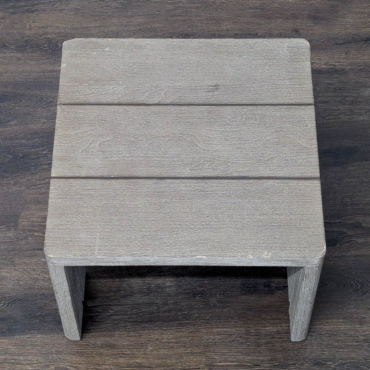 Restoration Hardware Matira Modern Gray Wood Table - image-2
