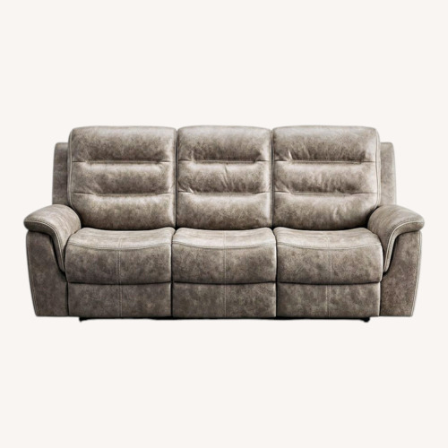 Used Marlo Furniture  Light Gray Fabric 3+ Seater Sofa for sale on AptDeco