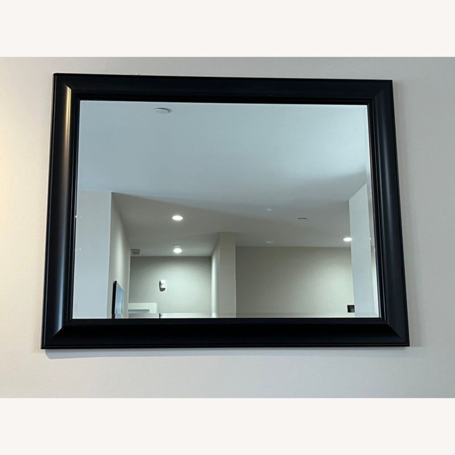 Wood Frame Wall Mirror - image-1