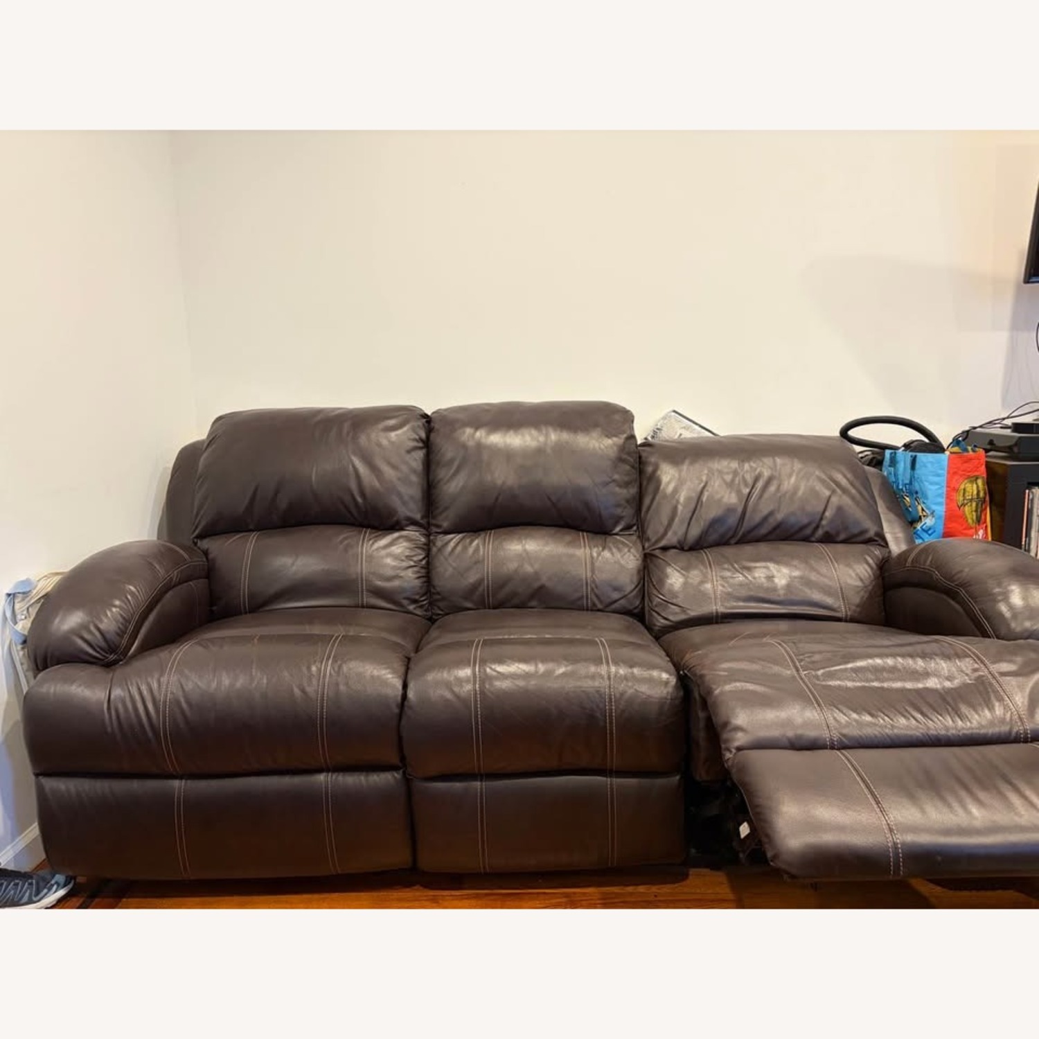 Leather Recliner Couch - image-3