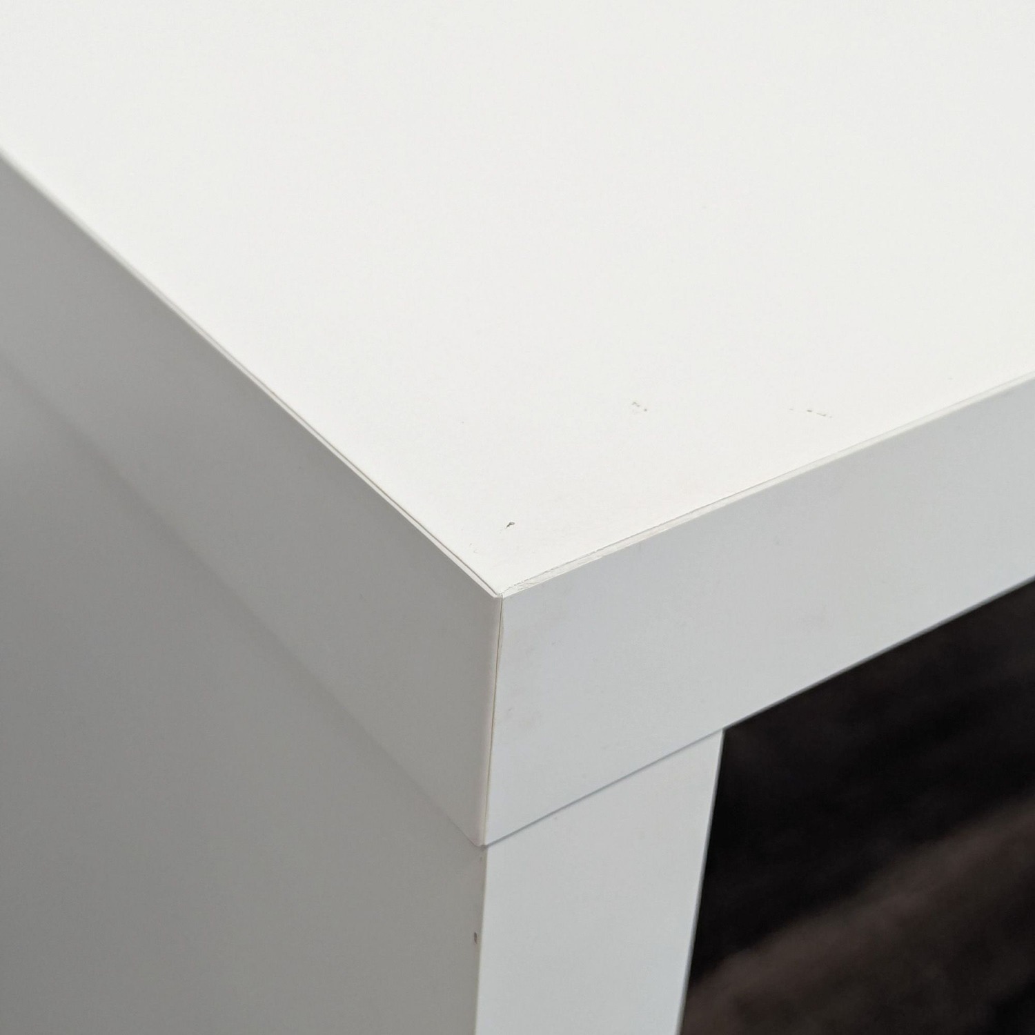 Wood Console Table in White Finish	 - image-5
