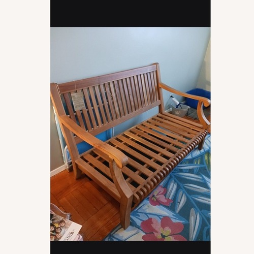 Used Teak for Summer Loveseat for sale on AptDeco