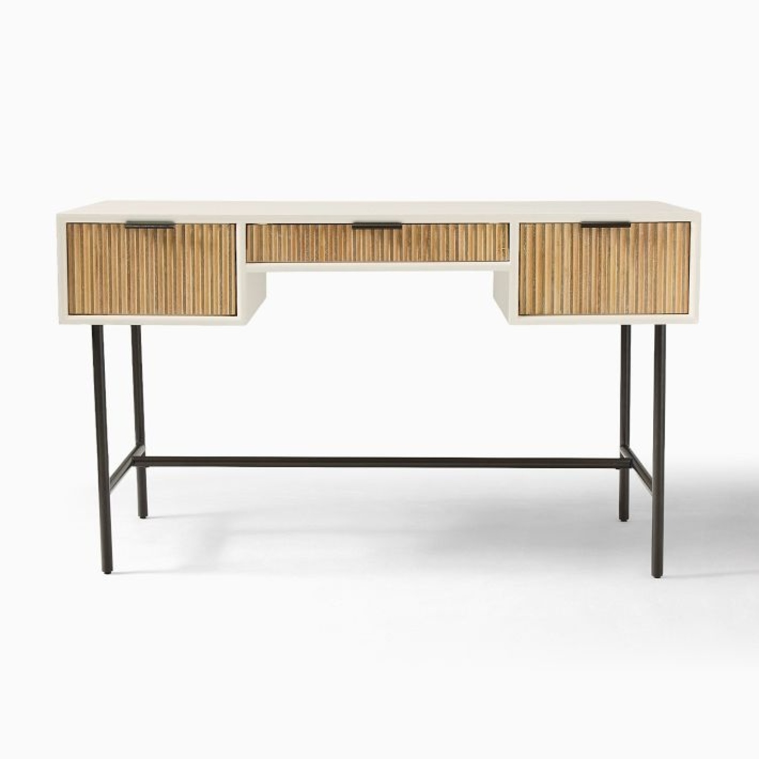 West Elm Quinn Modern Desk with Three Drawers  - image-12