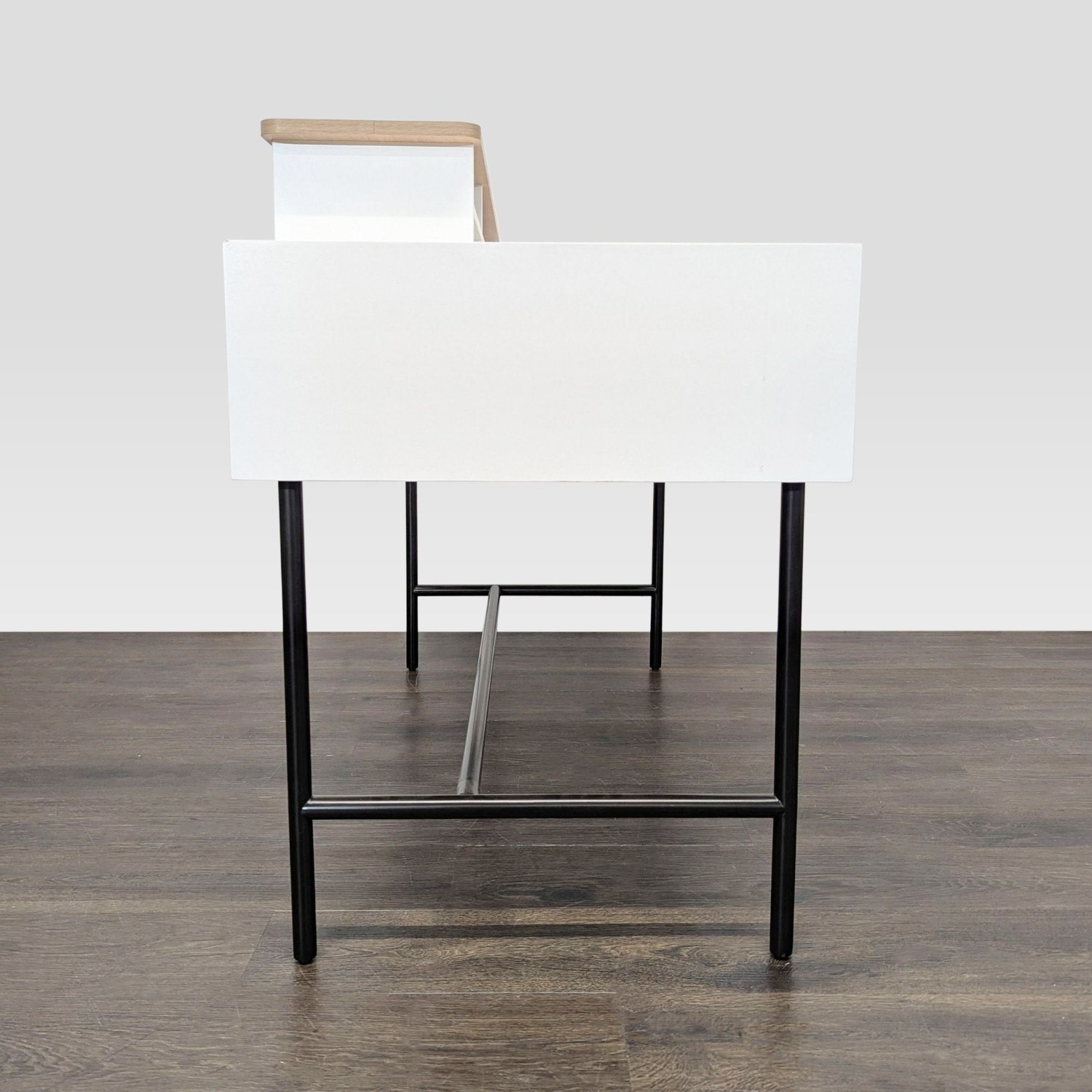 West Elm Quinn Modern Desk with Three Drawers  - image-8