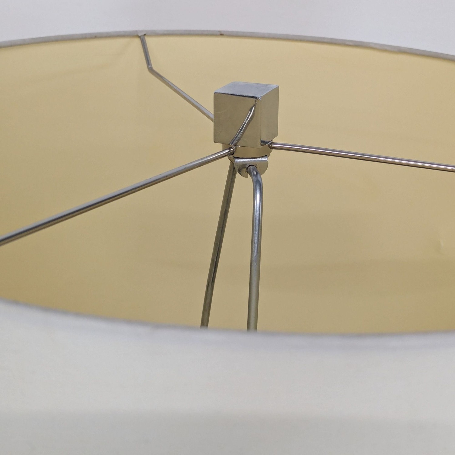 Modern Tripod Floor Lamp with White Shade  - image-3