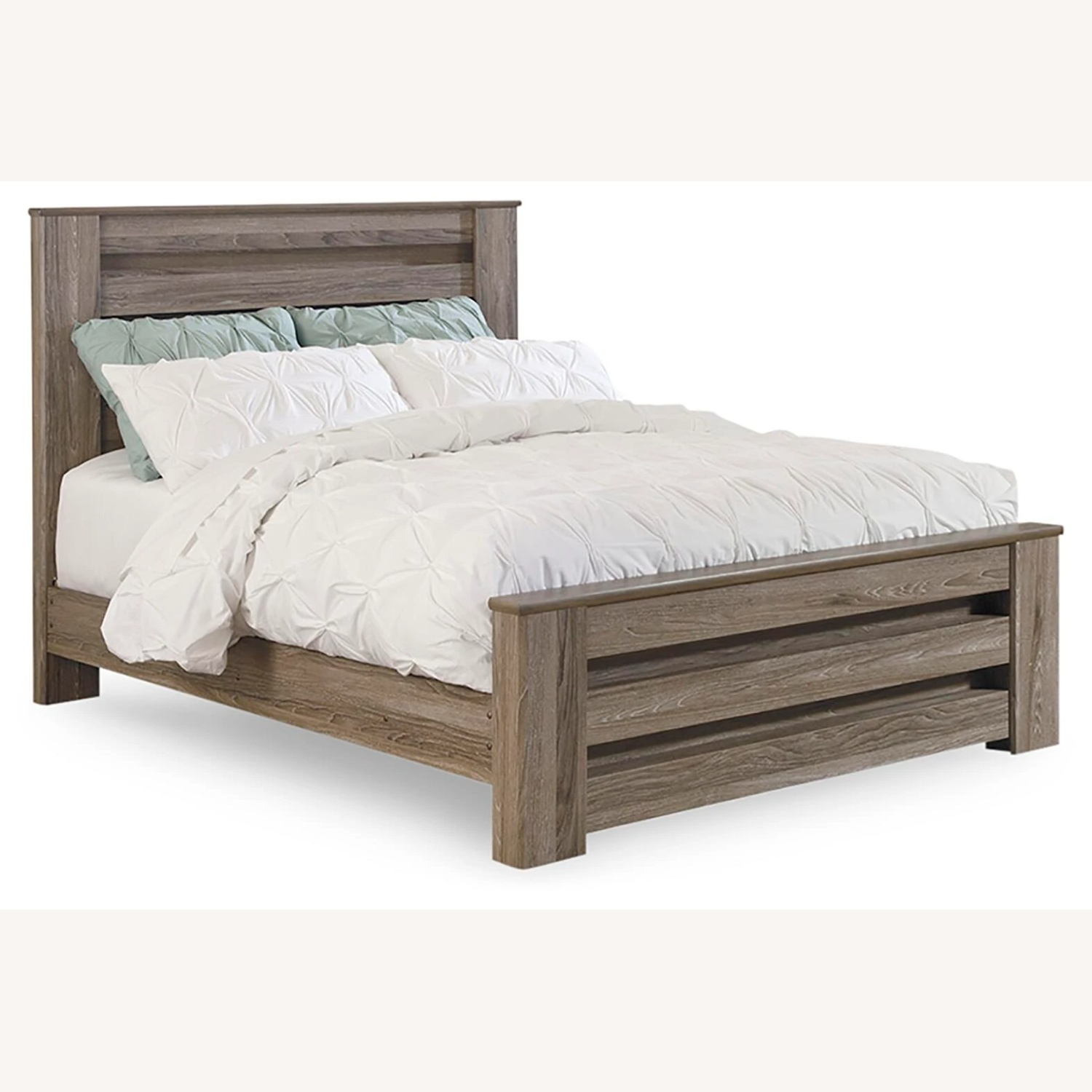 Ashley Furniture Light Gray Queen Bed - image-4