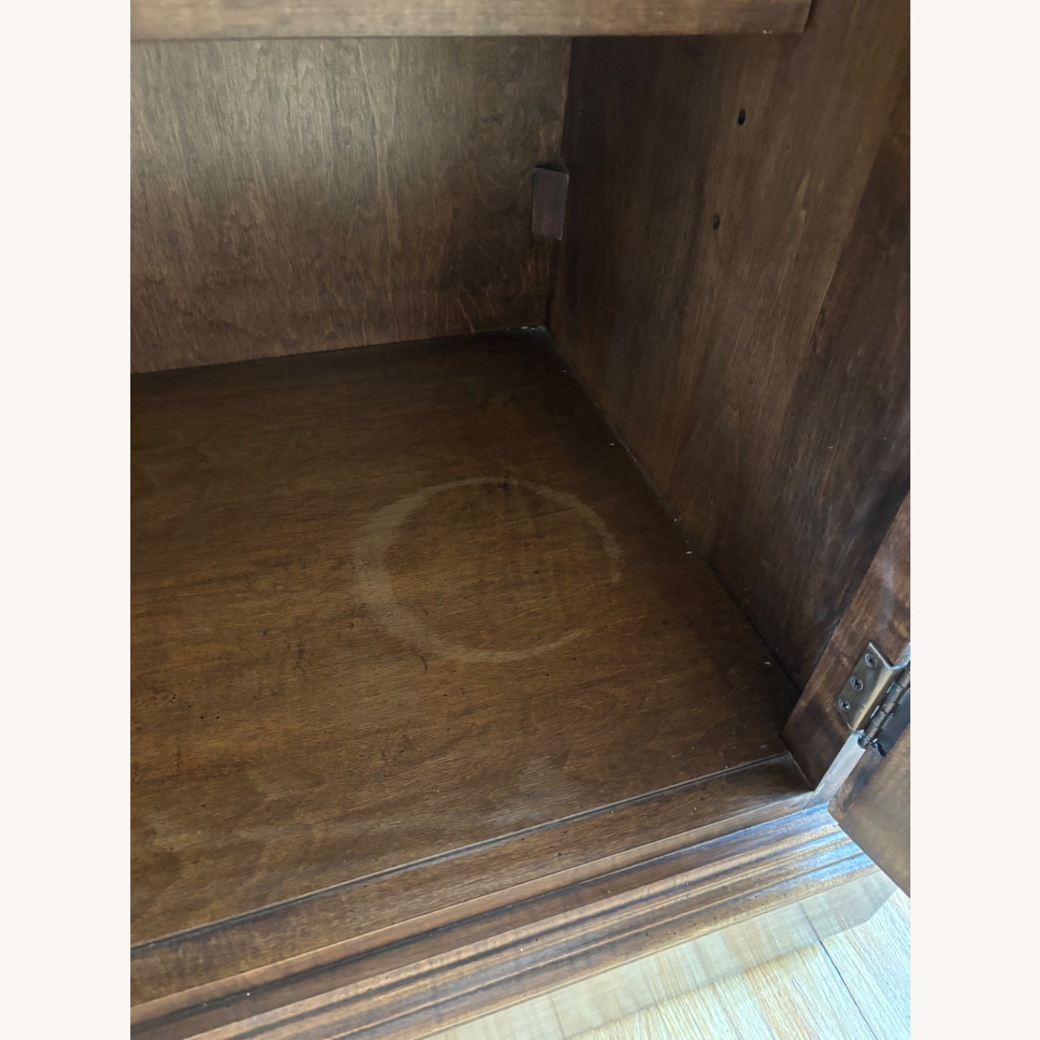 Ethan Allen Dark Brown Wood Sideboard - image-5