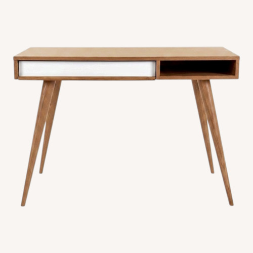 Used Design Within Reach Celine Natural Wood Desk for sale on AptDeco