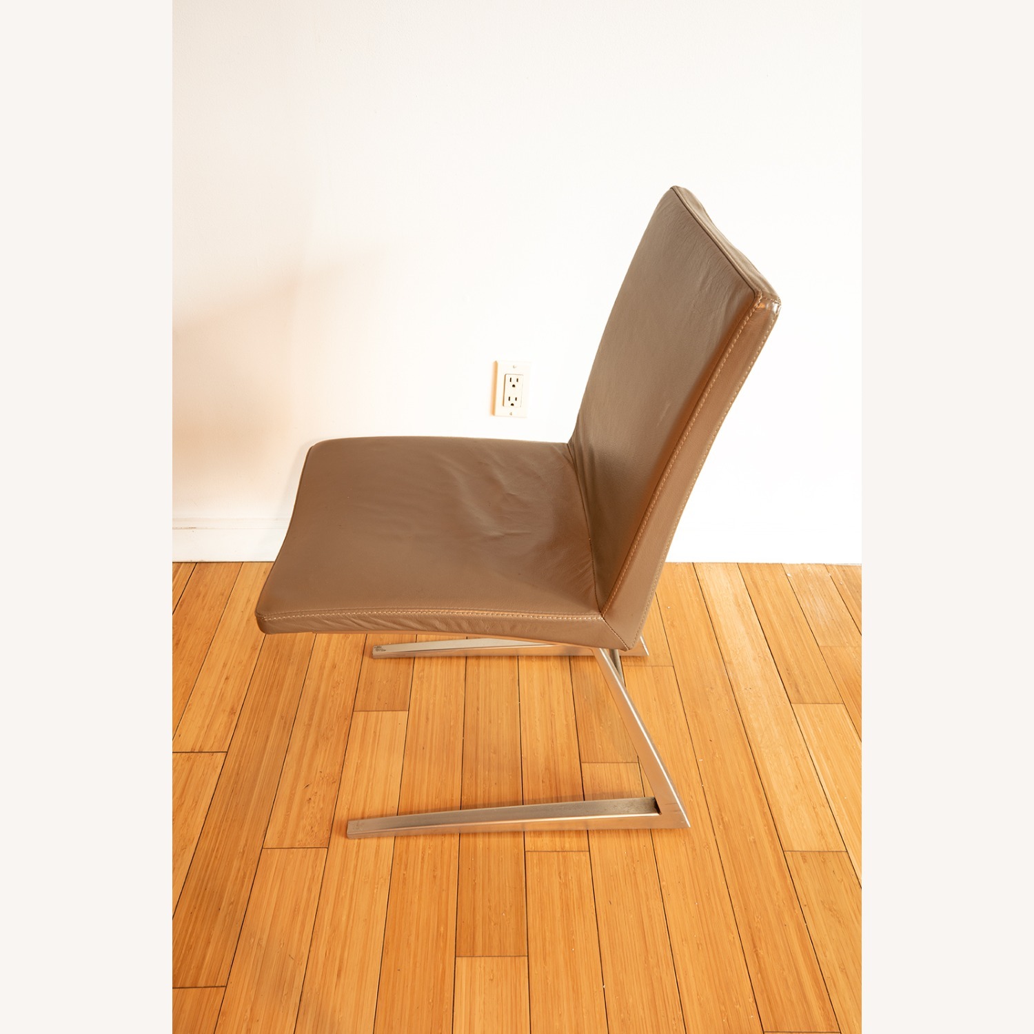 BoConcept Mariposa Light Brown Leather Dining Chairs - image-4