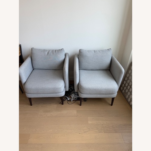 Used West Elm Auburn Armchair Pair  for sale on AptDeco