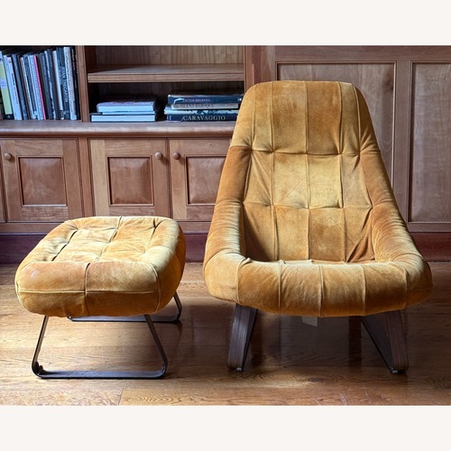 Used Percival Lafer Furniture Light Brown Armchair for sale on AptDeco