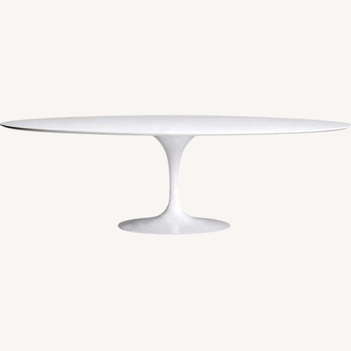 Used Knoll Saarinen White Marble Dining Table for sale on AptDeco