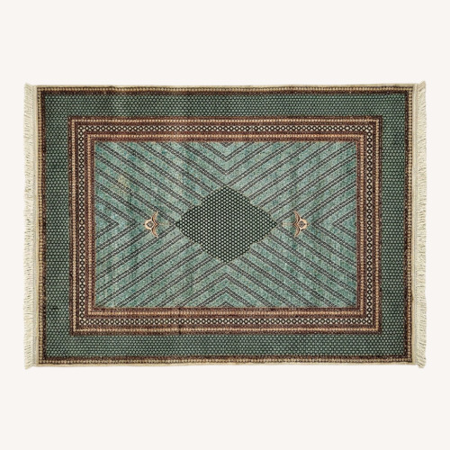 Used Vintage/Antique Finds Blue Area Rug 6.8' x 10' for sale on AptDeco