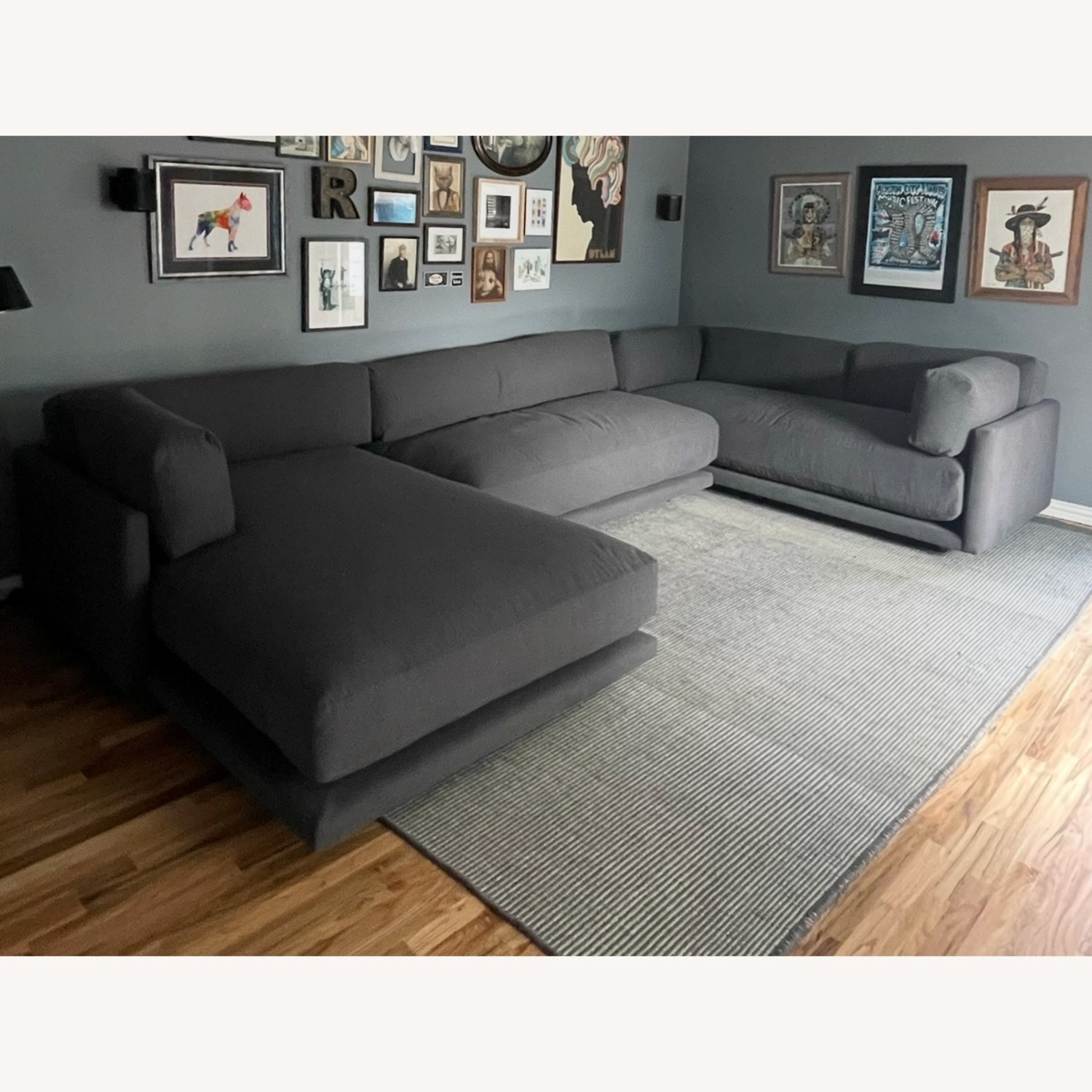 Blu Dot Sunday L Sectional Sofa W Chaise  - image-1