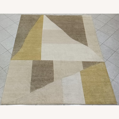 Used Hand Knotted Custom Made Wool Area Rug 14' x 18' for sale on AptDeco