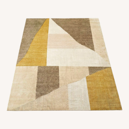 Used Hand Knotted Custom Made Wool Area Rug 14' x 18' for sale on AptDeco