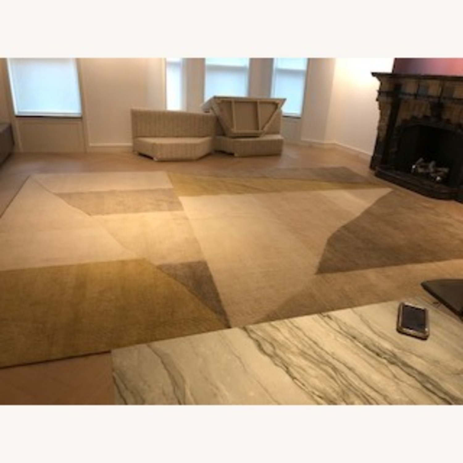 Hand Knotted Custom Made Wool Area Rug 14' x 18' - image-3