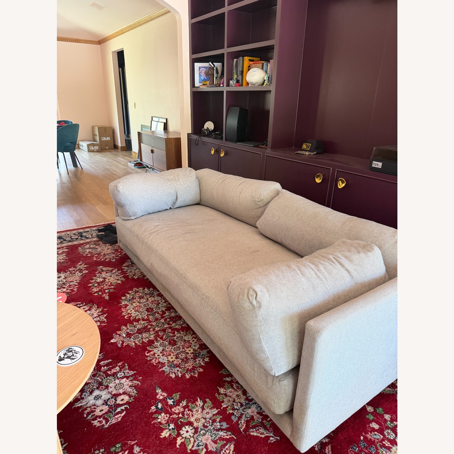 Blu Dot Sunday Light Gray Fabric 2 Seater Sofa - image-3