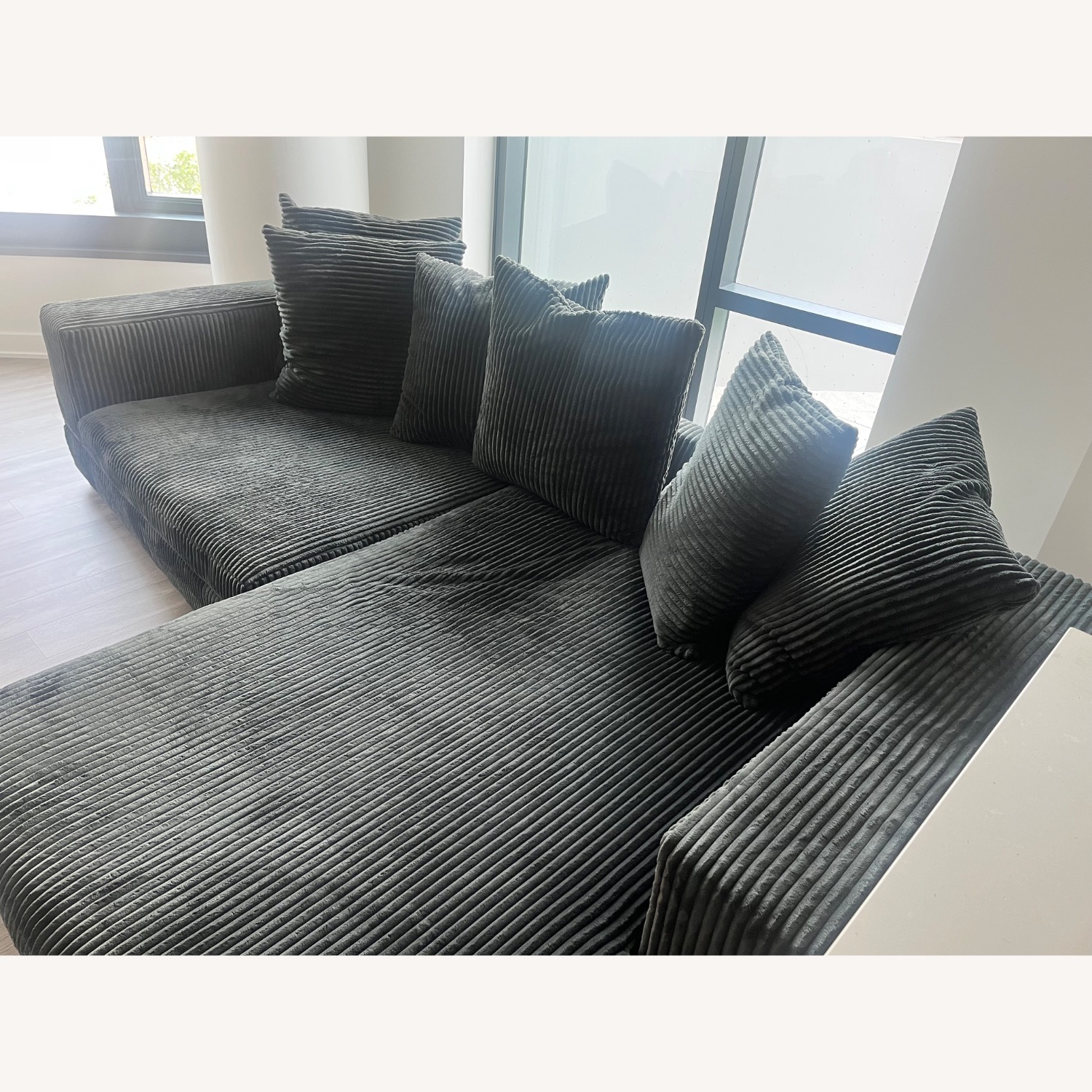 Home by Sean & Catherine Lowe Luxe 108" Corduroy Sectional - image-2